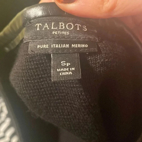 Talbots Marino Wool Zip Longline Cardigan - Picture 6 of 6